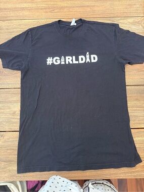 #GIRLDAD Black Graphic Tee